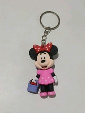 Minnie Mouse 3d Keyring Keychain New Unisex Bag Rucksack Keys