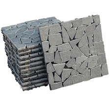 Flat cut grey rock stone - flat,