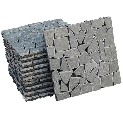 Flat cut grey - cut, stone