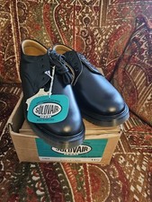 Solovair black leather gibson - leather,