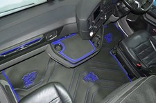 ECO LEATHER FLOOR MATS -BLACK