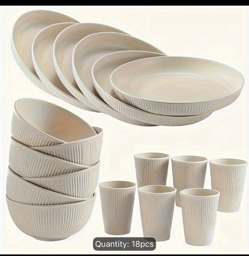 18pcs tableware set - 18pcs,