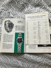 Vintage 1965 Rolex Catalogue