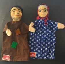 Vtg German Hand Puppets