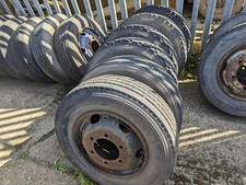 Full set of Tyres for 814 Mercedes 215/75 R17.5 (6 tyres) 80% tread