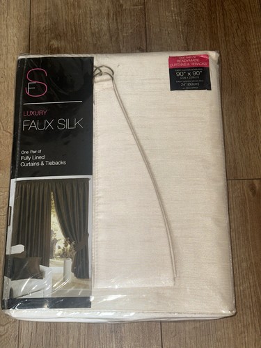 Luxury cream faux silk - cream,