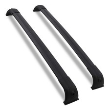 RD3323 BLACK ROOF RACK CROSS BARS RAILS BAR FOR LAND ROVER DISCOVERY 3 4 04-16