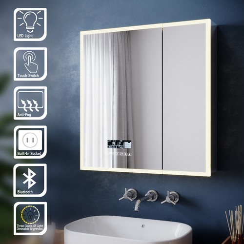 Smart led bathroom mirror - bathroom,