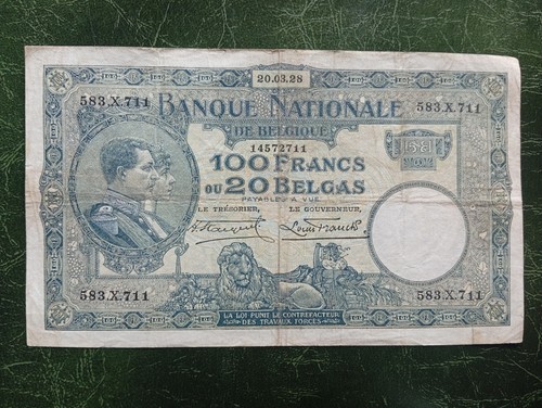 Belgium banknotes 100 - belgium,