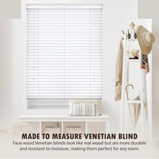 MADE TO MEASURE WHITE FAUX