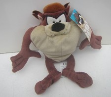 Vintage Looney Tunes TAZ Tasmanian Devil Plush Soft Toy - Boots