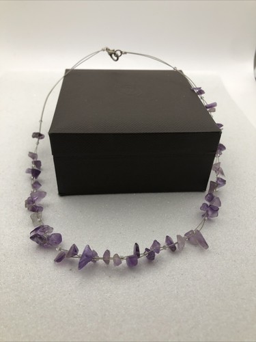 Amethyst chip wire - chip,