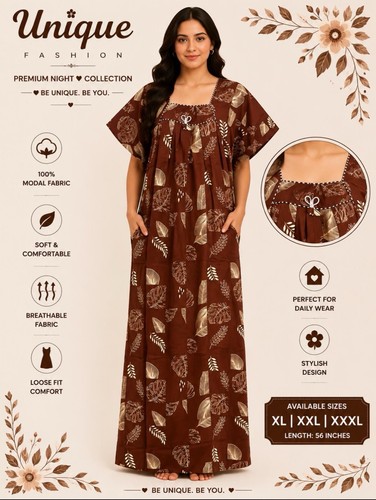 Indian night dress cotton - indian,