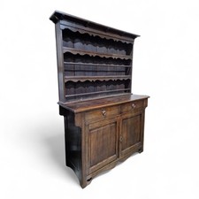 Antique oak cabinet dresser -