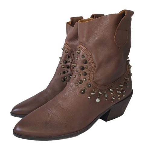 Zara studded spikes leather - zara,