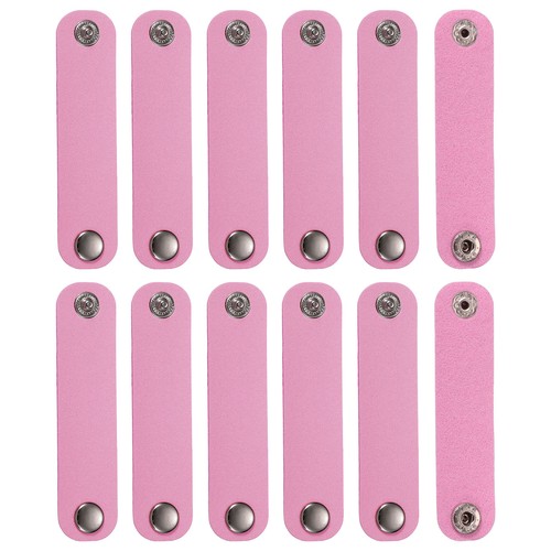 12pcs leather scarf buckle - leather,