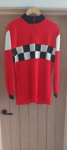 Vintage cycling chequered - vintage,