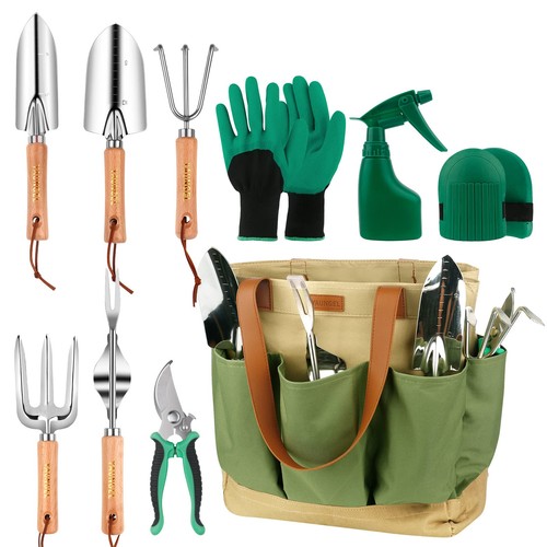 Gardening tools set with tote - set,
