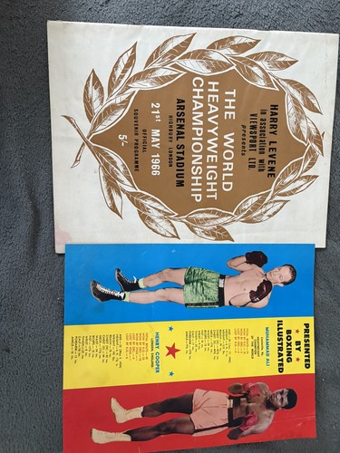 Boxing programme 1966 - boxing,
