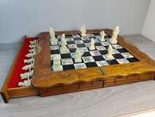 Large Wooden Chinese Chess Set