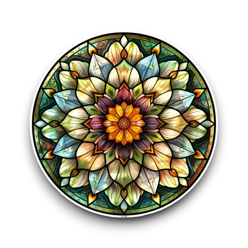 Large mandala flower - mandala,