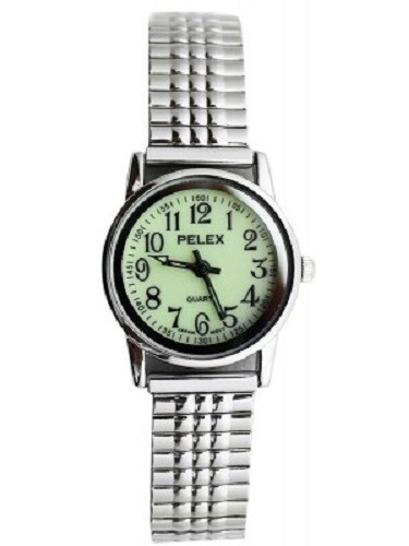 Ladies easy read watch silver - read, watch,
