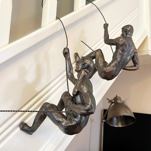 Set abseiling men - set,