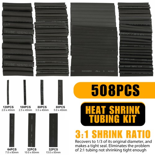 508pcs heat shrink - 508pcs, wire