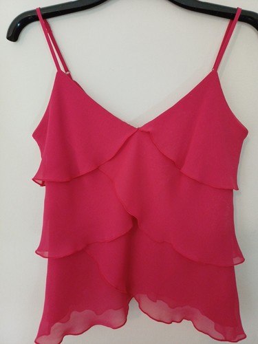 Cerise pink stappy layered - m&s,