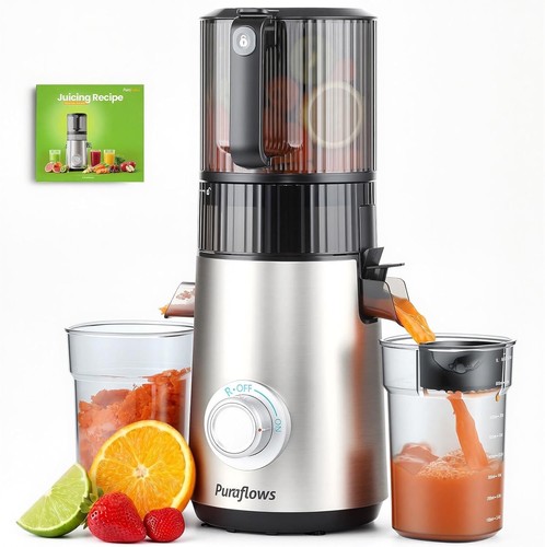 Cold press juicer machine with - press,