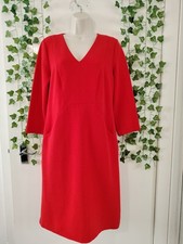 Boden Red 3/4 Sleeve Pocket