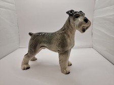 Vintage Coopercraft Pottery Dog Schnauzer
