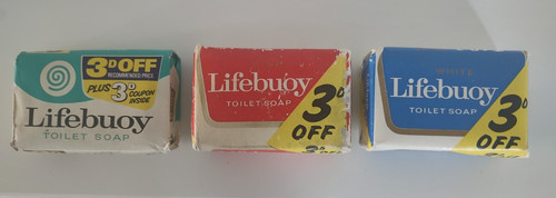 Three vintage 1960s - three, lifebuoy