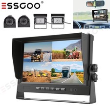 9" Quad Split 4CH HD Monitor