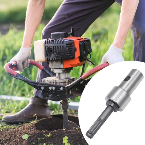 Ground auger drill adapter - ground,