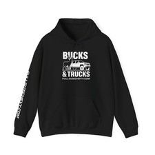 Chevy GMT800 Silverado Sierra Hoodie | Bucks & Trucks Graphic Truck Pullover