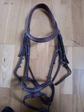 Shires Avignon Comfort Bridle. Full. Oak. Flash