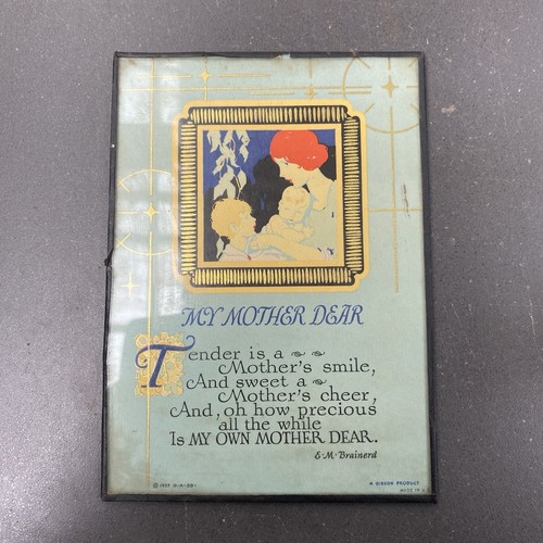 Antique 1927 mother dear - mother,