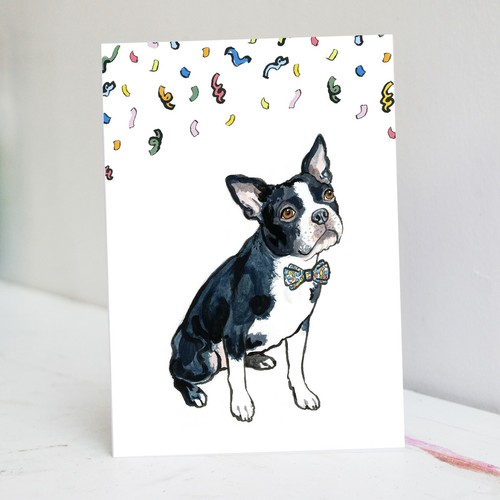 Boston terrier birthday - terrier,