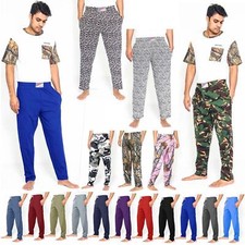 MENS BAGGY TROUSERS GYM PANTS EXERCISE WORKOUT WEIGHT TRAINING LOUNGE BOTTOMS