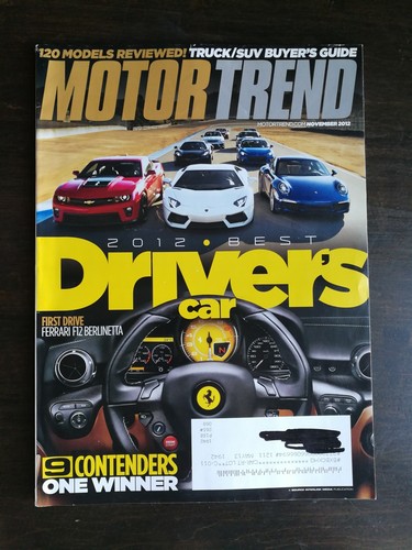 Motor trend magazine november - trend,