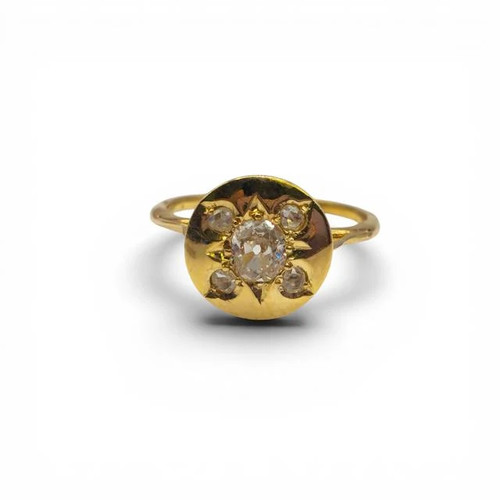 18ct antique yellow gold