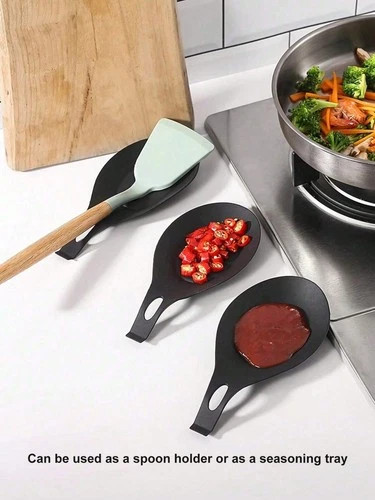 Silicone spoon rest heat - 2x,