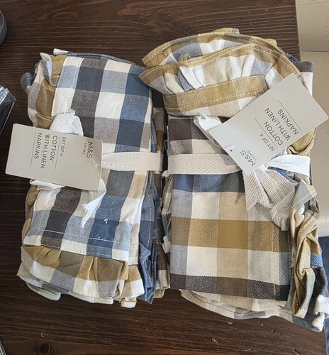 Set cotton with linen - m&s, 4