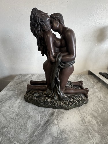 Erotic bronze figurine statue - erotic,