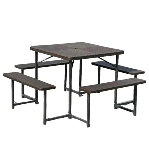Square picnic table - square, 8