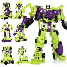New 6in1 Devastator HZX Transformation Robot Toy Anime Action Figure G1
