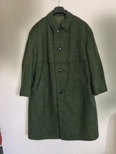 Vintage FISSER SOEST Coat Unisex Original Wool Tweed Forest Green Jacket   S/M