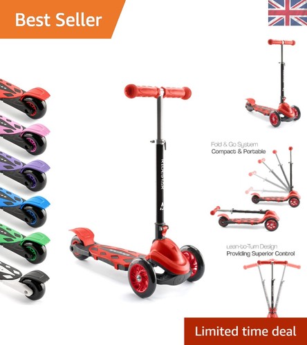 Lightweight red kids scooter - kids,