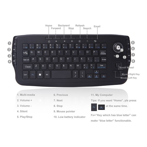 4ghz wireless keyboard with - 2.4ghz,
